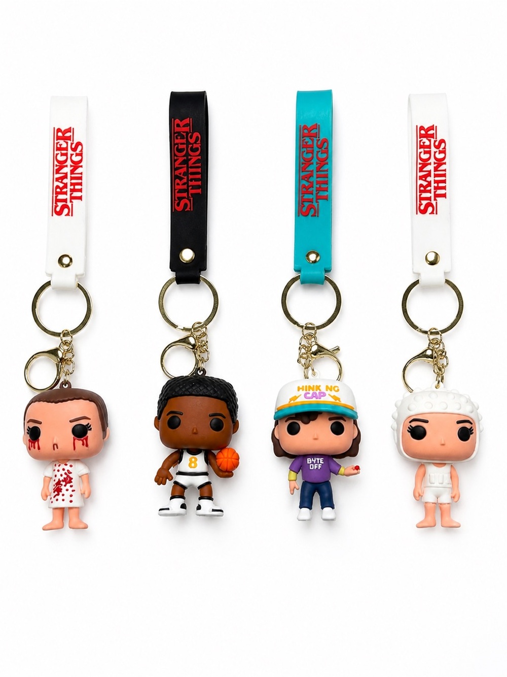 Stranger Things Keychain Bundle Cute Collectible Keychains